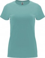 T-shirt 100% coton en tricot pour femme 170 g/m² Roly couleur bleu lagon