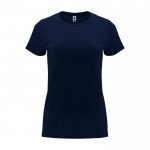 T-shirt 100% coton en tricot pour femme 170 g/m² Roly couleur bleu marine