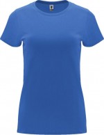 T-shirt 100% coton en tricot pour femme 170 g/m² Roly couleur bleu riviera