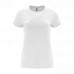 T-shirt 100% coton en tricot pour femme 170 g/m² Roly couleur blanc