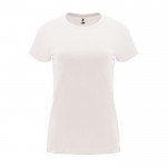 T-shirt 100% coton en tricot pour femme 170 g/m² Roly couleur blanc cassé