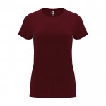 T-shirt 100% coton en tricot pour femme 170 g/m² Roly couleur bordeaux