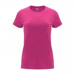 T-shirt 100% coton en tricot pour femme 170 g/m² Roly couleur fuchsia