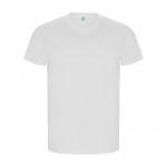 T-shirt 100% coton biologique pour homme 160 g/m² Roly couleur blanc