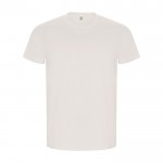 T-shirt 100% coton biologique pour homme 160 g/m² Roly couleur blanc cassé