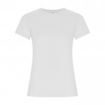 T-shirt 100% coton biologique pour femme 160 g/m² Roly couleur blanc