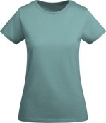 T-shirt en coton biologique en tricot pour femme 175 g/m² Roly couleur bleu lagon