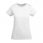 T-shirt en coton biologique en tricot pour femme 175 g/m² Roly couleur blanc