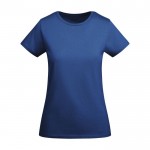 T-shirt en coton biologique en tricot pour femme 175 g/m² Roly couleur bleu roi