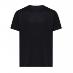 T-shirt technique en polyester recyclé, 150 g/m², Iqoniq couleur noir