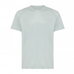 T-shirt technique en polyester recyclé, 150 g/m², Iqoniq couleur vert olive