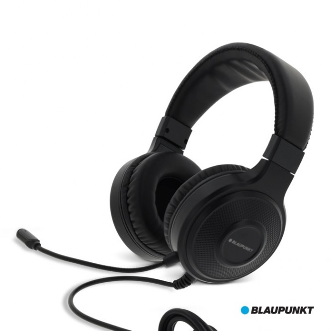 Casque gamer avec microphone et lumières LED marque Blaupunkt