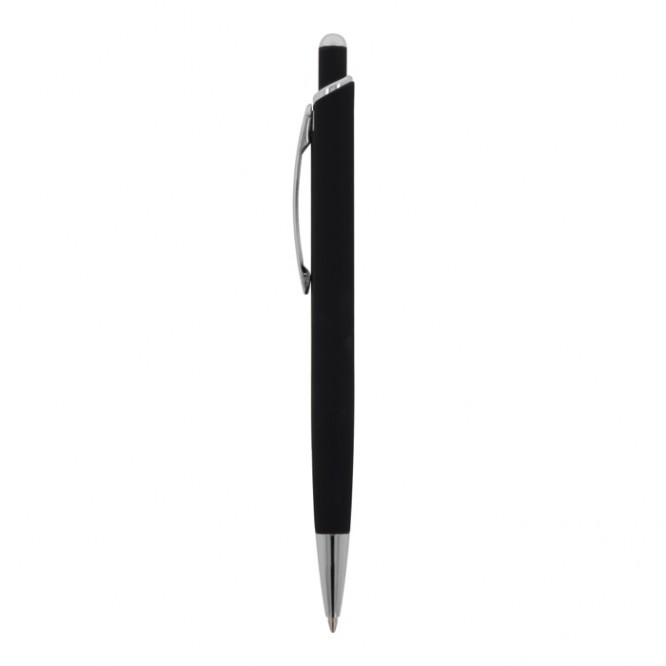 Stylo en aluminium avec finition soft-touch de différentes couleurs