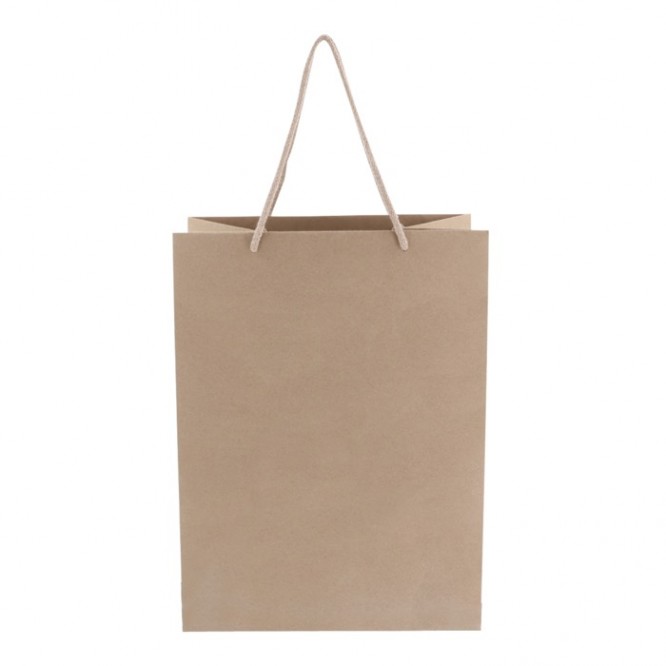 Sac-cadeau moyen en papier avec anses en coton 120 g/m² fabrication UE