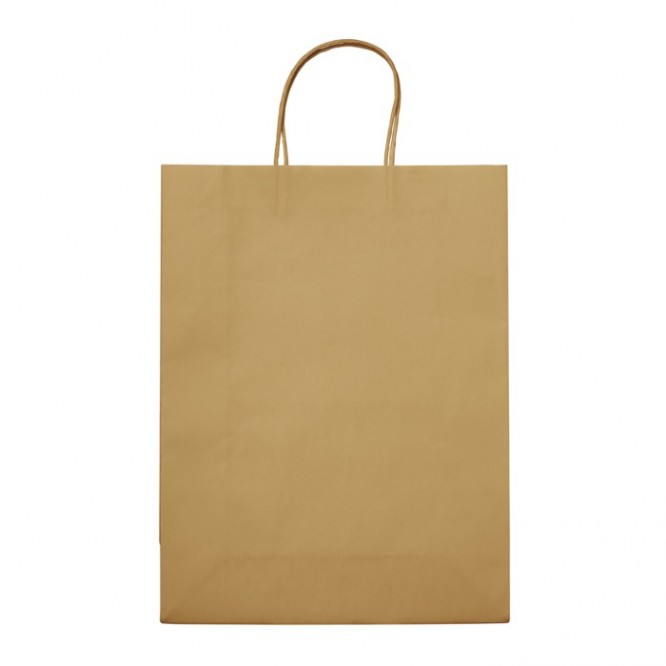 Grand sac en papier kraft coloré pour cadeau 120 g/m2