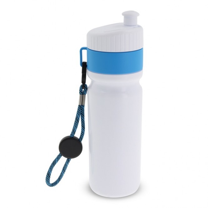 Gourde de sport sans BPA avec détail coloré et sangle 500ml