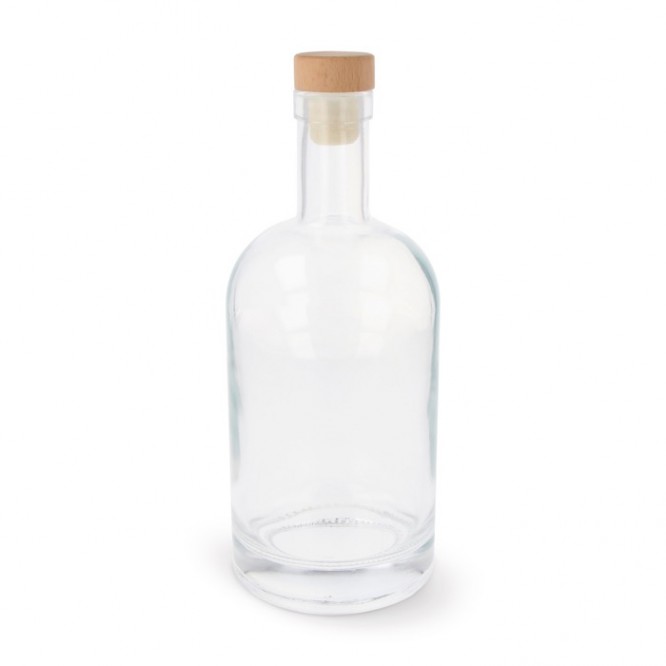 Gourde durable en verre avec couvercle FSC 1L