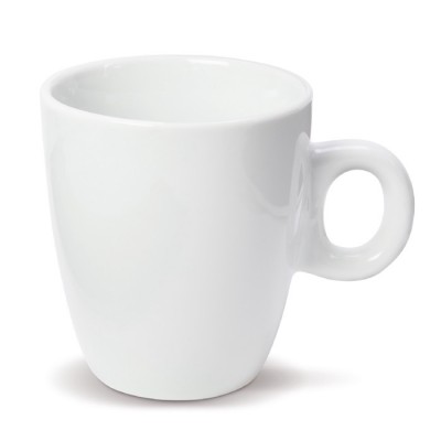 Tasse en céramique blanche compatible avec les machines à café 200ml