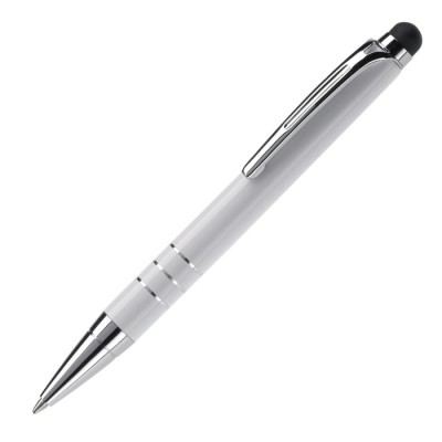Petit stylo en aluminium de couleurs vives avec pointeur noir
