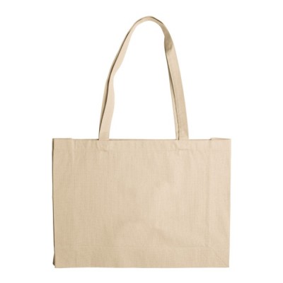 Sac en coton avec certification OEKO-TEX avec soufflet 280 g/m2