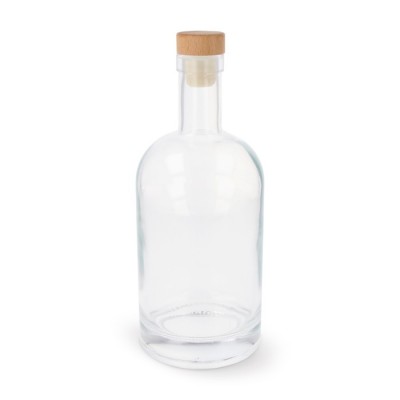 Gourde durable en verre avec couvercle FSC 750ml