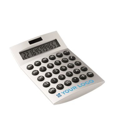 Calculatrice sérigraphiée pour entreprises avec zone d'impression