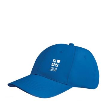 Casquette personnalisable à 6 panneaux vue avec zone d'impression