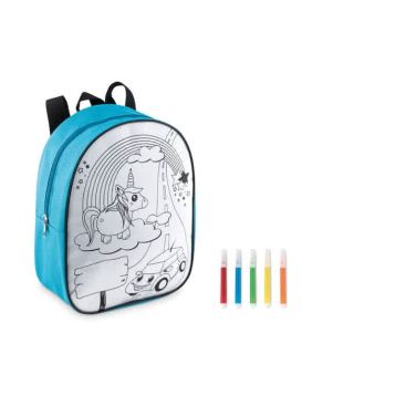 Sac à dos enfant à colorier pour enfant en polyester ColorTime