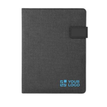 Porte-documents A4 avec Powerbank couleur  noir