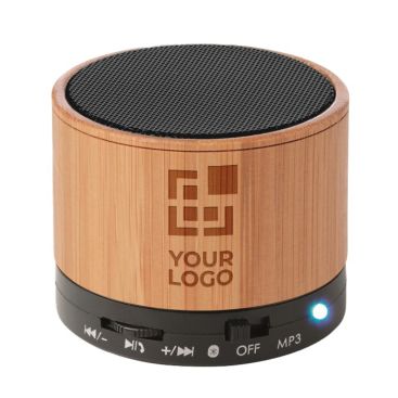 Enceinte Bluetooth personnalisée en bois de style classique Natura