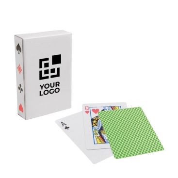 Jeu de cartes de poker avec logo 