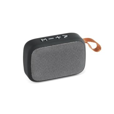 Enceinte Bluetooth minimaliste avec sangle couleur gris