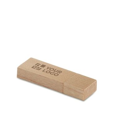 Clé USB personnalisée écologique avec zone d'impression