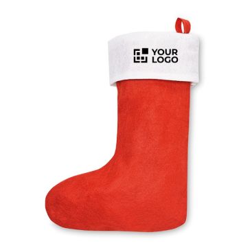 Chaussette de Noël personnalisable pour cadeaux Santa