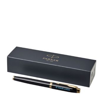 Stylo plume avec des finitions métalliques couleur noir