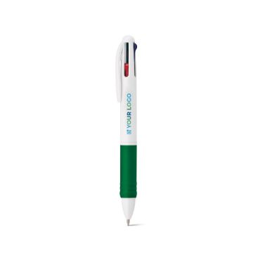 Stylo antidérapant avec 4 couleurs différentes