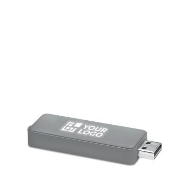 Clé USB avec lumière pour éclairer le logo Soft Square