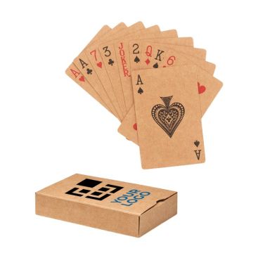 Jeu de cartes personnalisé en papier recyclé pour publicité recyclée