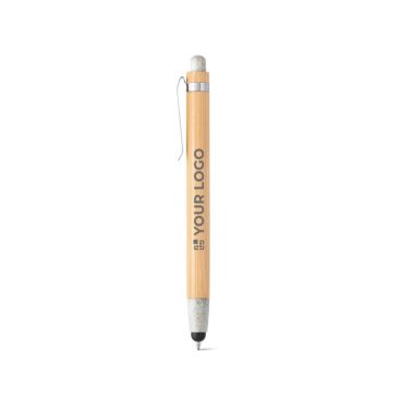 Stylo promotionnel écologique bambou avec zone d'impression