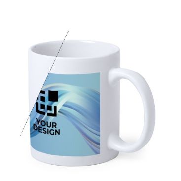 Mug personnalisable par sublimation avec zone d'impression