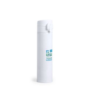 Thermos personnalisable par sublimation couleur blanc