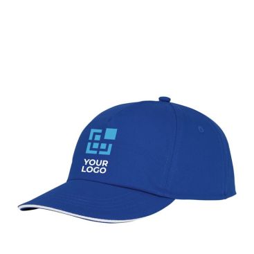 Casquette idéale comme goodies d'entreprise vue avec zone d'impression