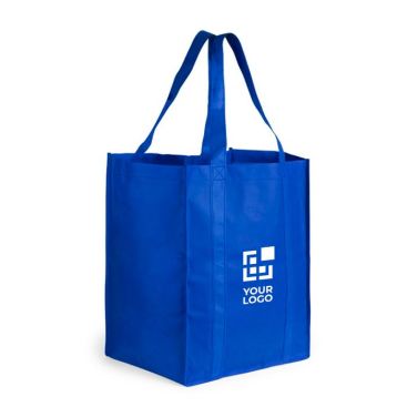 Grand sac avec logo non tissé 80g/m2 vue avec zone d'impression