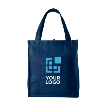 Sac cabas personnalisé avec le logo vue avec zone d'impression