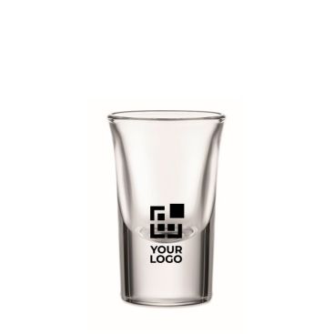 Petits verres publicitaires avec logo avec zone d'impression