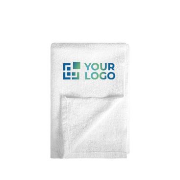 Serviette personnalisée pour sublimation vue avec zone d'impression