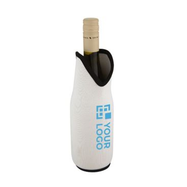 Housse pour bouteille de vin extensible avec zone d'impression