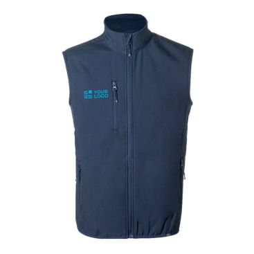 Gilet softshell recyclé respirant et imperméable 300 g/m² MKT Jandro