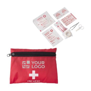 Trousse de secours publicitaire en sac avec divers accessoires Alert