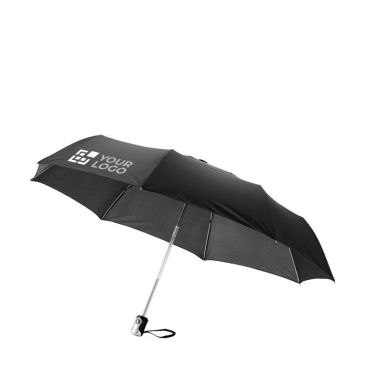 Parapluie pliant à fermeture automatique avec zone d'impression